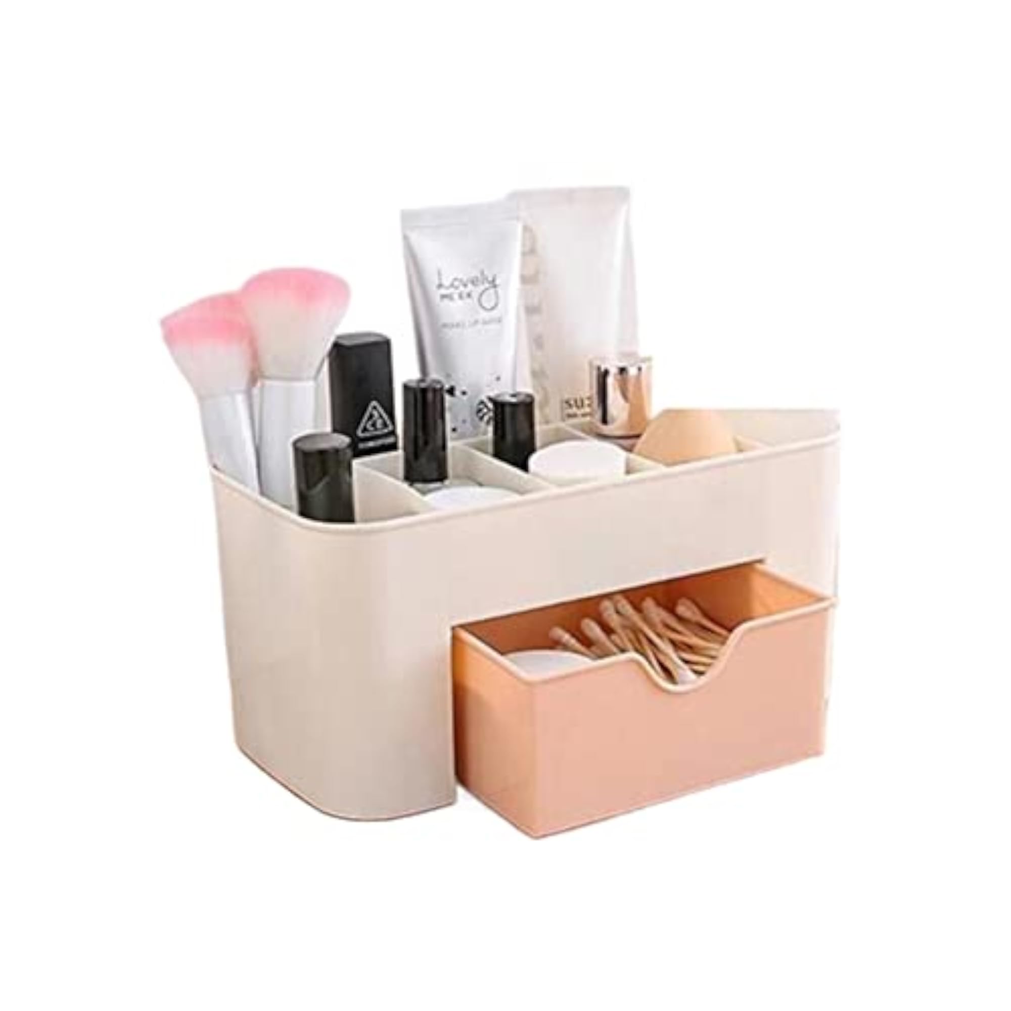 Large Capacity Makeup Organizer with Drawers, Cosmetic Storage Box